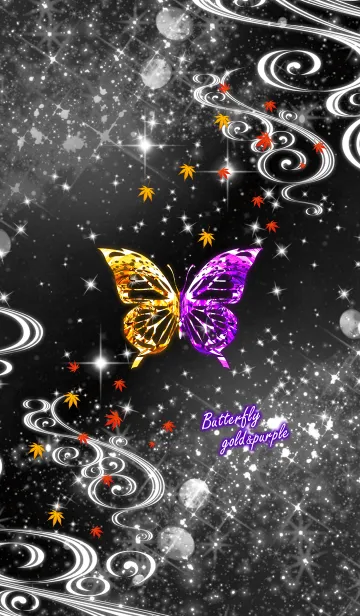 蝶々[gold&purple]の着せ替えメイン画像