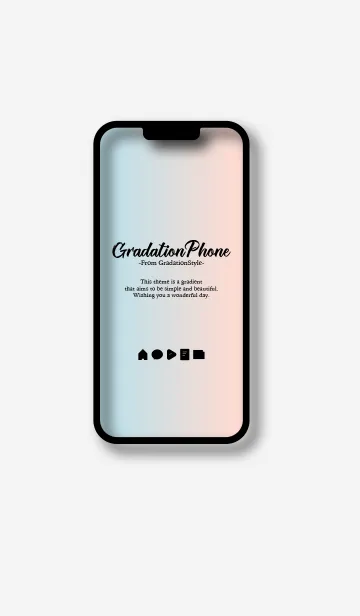 [LINE着せ替え] Gradation Phone 2/GradationStyleの画像1