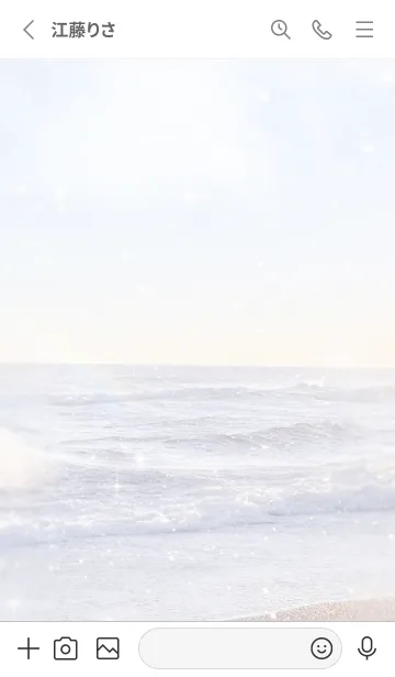 [LINE着せ替え] スノーオーシャン8／ナチュラルスタイルの画像2