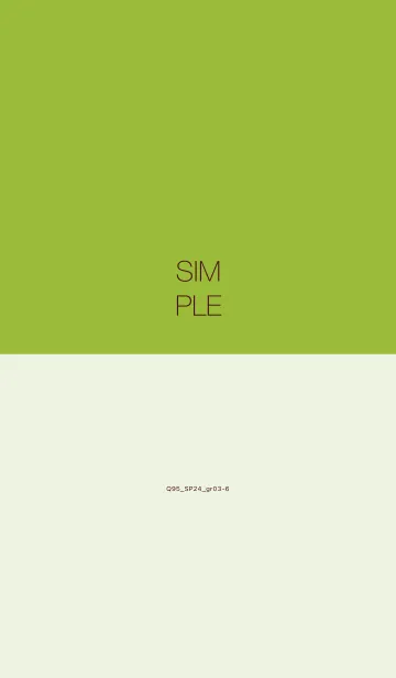 [LINE着せ替え] Q95_24_グリーン3-6の画像1