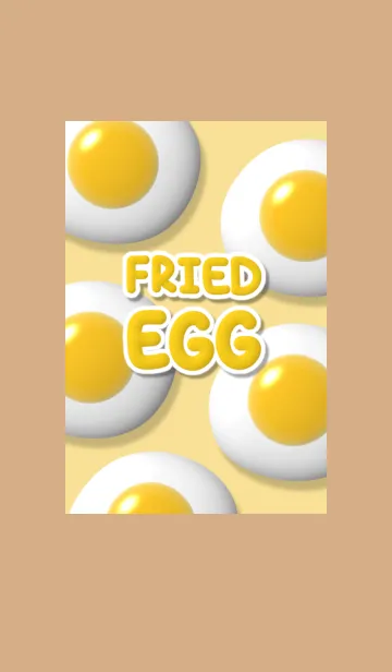 [LINE着せ替え] Cute Egg - Fried Egg 5の画像1