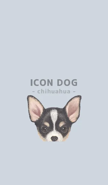 [LINE着せ替え] ICON DOG - チワワ - PASTEL BL/03の画像1