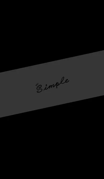 [LINE着せ替え] Simple Lines-Black.Grey Jの画像1