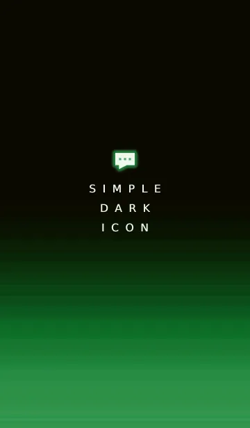 [LINE着せ替え] シンプル ダーク アイコン 65の画像1