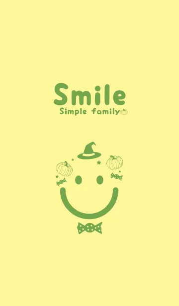 [LINE着せ替え] スマイル＆ハロウィン ライムライトの画像1