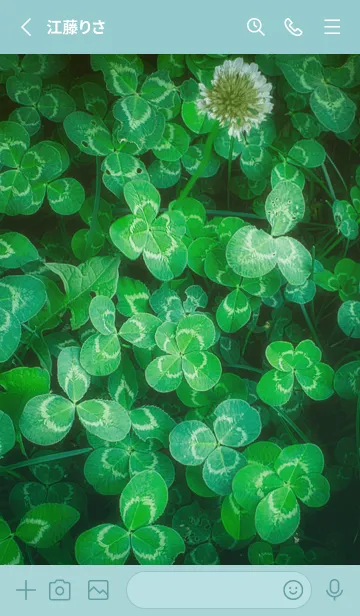[LINE着せ替え] 本物ラッキークローバーズ #40の画像2