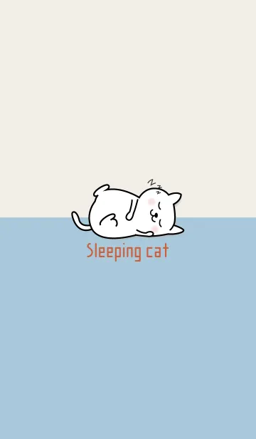 [LINE着せ替え] I am a Sleeping cat 47の画像1