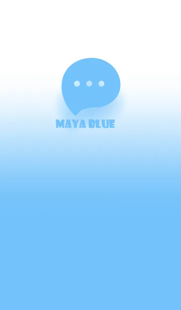 [LINE着せ替え] Maya Blue  & White Theme V.2 (JP)の画像1