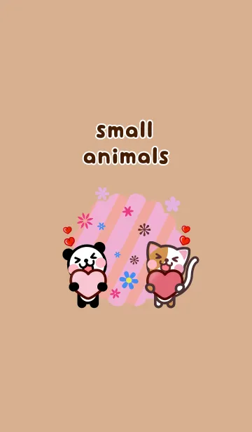 [LINE着せ替え] 大人可愛く小さい動物たち（着せ替え）の画像1