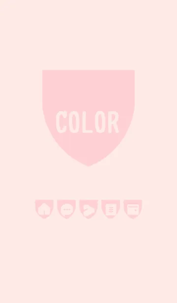 [LINE着せ替え] pink color X02の画像1