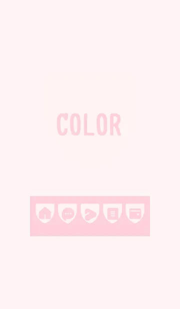 [LINE着せ替え] pink color X03の画像1