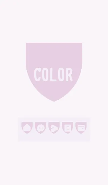 [LINE着せ替え] purple color X03の画像1