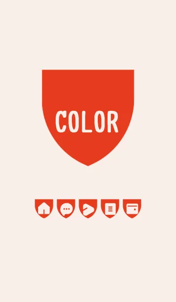 [LINE着せ替え] red color X02の画像1