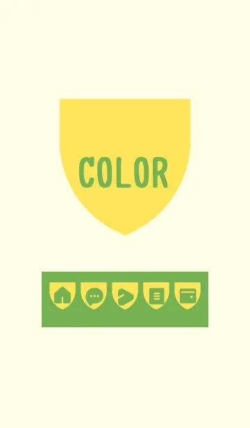 [LINE着せ替え] yellow color X02の画像1