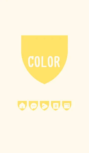 [LINE着せ替え] yellow color X04の画像1