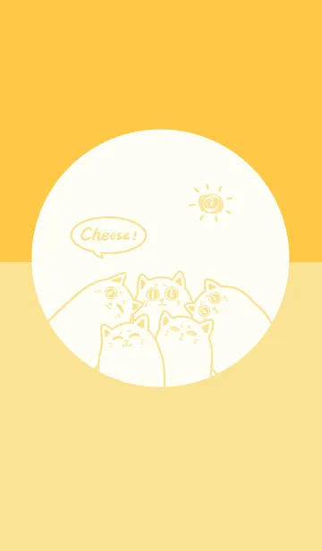 [LINE着せ替え] Meow...Cheese！ - Orange Jの画像1