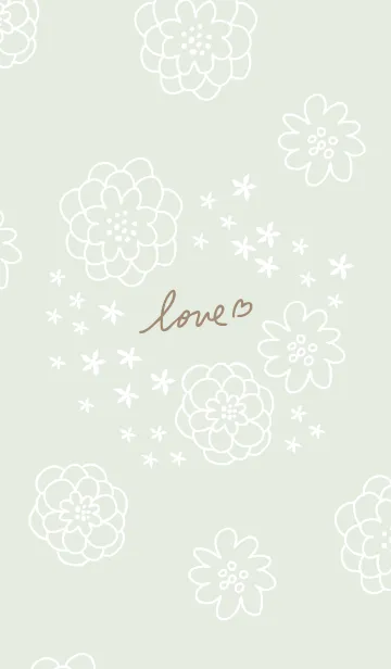 [LINE着せ替え] 小花舞う白い花26の画像1