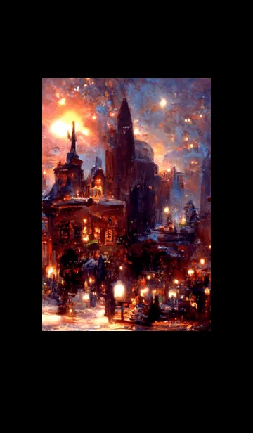 [LINE着せ替え] クリスマスの街 #3_10。の画像1