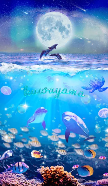 [LINE着せ替え] ワンダフルライフ✨くわやまの祝福の画像1