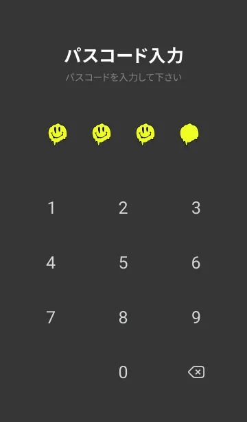 [LINE着せ替え] ドリップ スマイル _8の画像4