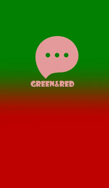[LINE着せ替え] Green & Red V3 (JP)の画像1