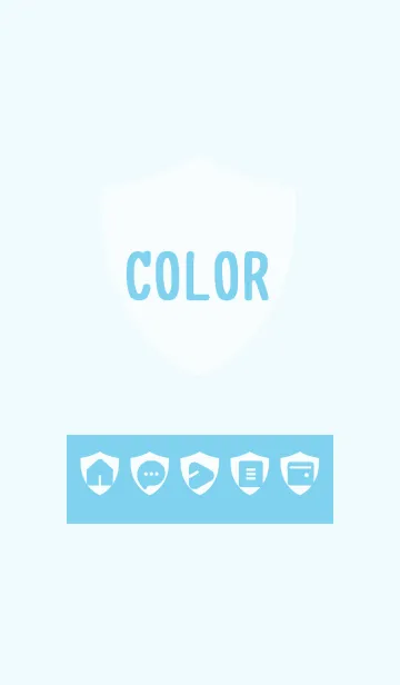 [LINE着せ替え] blue color Y03の画像1