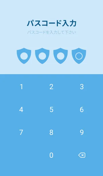 [LINE着せ替え] blue color Y05の画像4