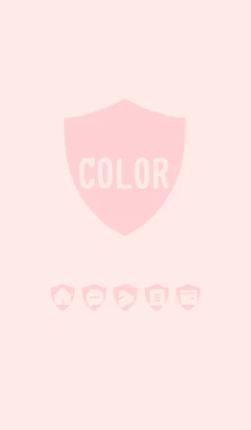 [LINE着せ替え] pink color Y02の画像1