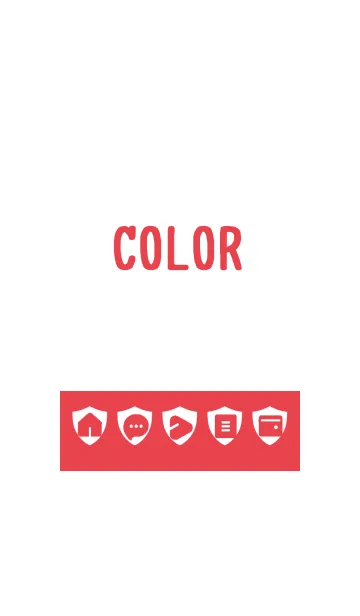 [LINE着せ替え] red color Y03の画像1