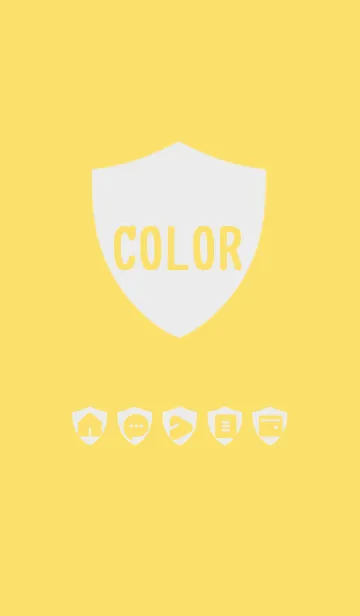 [LINE着せ替え] yellow color Y01の画像1