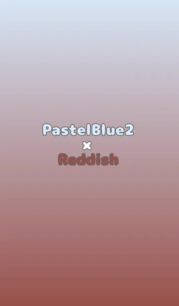 [LINE着せ替え] パステルブルー2★小豆色.TKCの画像1