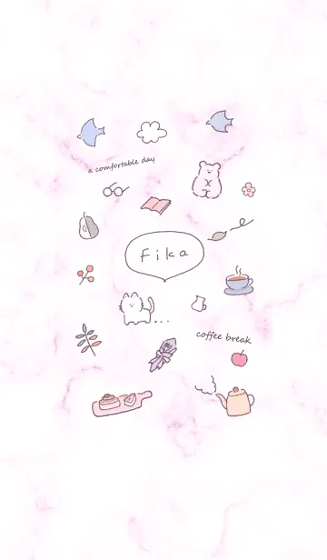 [LINE着せ替え] シンプル手描きアイコン♥ピンク12_1の画像1