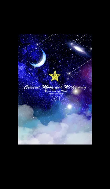 [LINE着せ替え] 宇宙の幸運の星★Space Lucky STAR★001の画像1