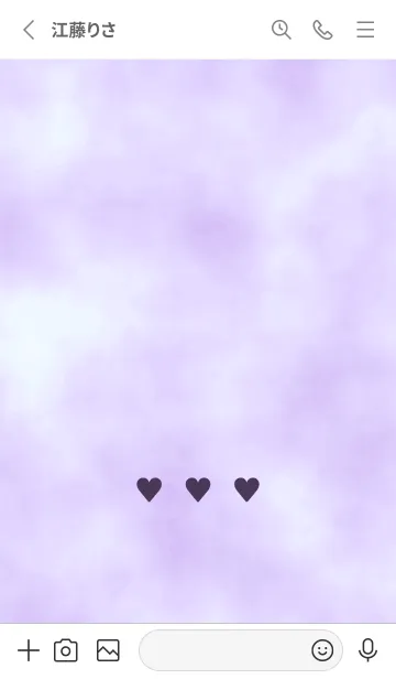 [LINE着せ替え] ♥♥♥16の画像2