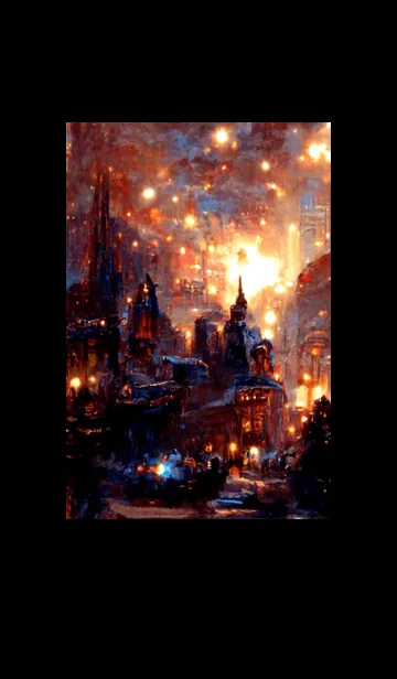 [LINE着せ替え] クリスマスの街並み #1_9。の画像1