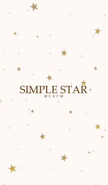 [LINE着せ替え] SIMPLE STAR NATURAL YELLOW 23の画像1