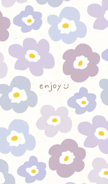 [LINE着せ替え] かわいい 北欧風 お花 ランダム29の画像1