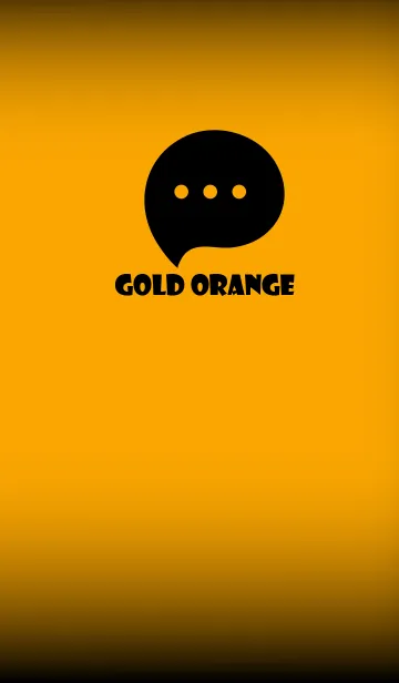 [LINE着せ替え] Gold Orange And Black V.3 (JP)の画像1