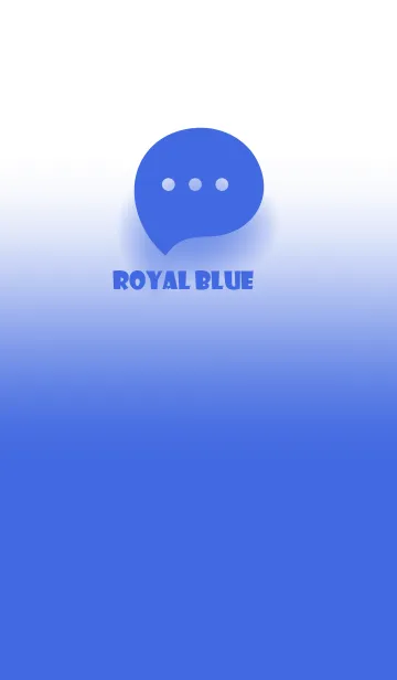 [LINE着せ替え] Royal Blue & White Theme V.2 (JP)の画像1