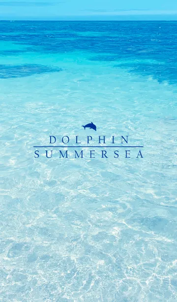 [LINE着せ替え] SUMMER SEA HAWAII BLUE-DOLPHIN 12の画像1