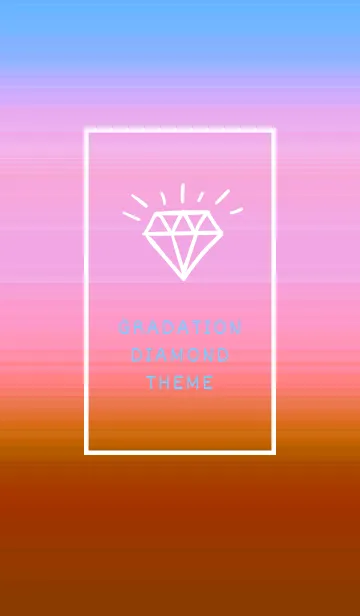 [LINE着せ替え] グラデーション ダイアモンド  174の画像1