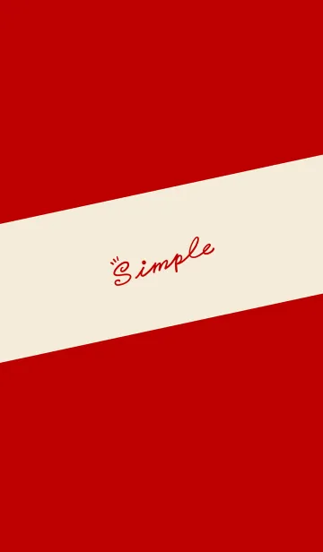 [LINE着せ替え] Simple Lines-DarkRed.grayYellowOrange Jの画像1