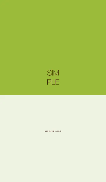 [LINE着せ替え] 496_24_グリーン3-9の画像1