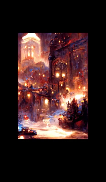 [LINE着せ替え] クリスマスの街 #6_6。の画像1