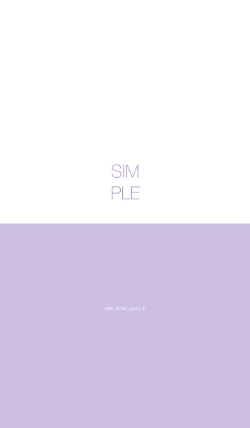 [LINE着せ替え] 496_24_パープル4-9の画像1