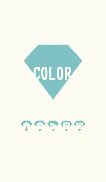 [LINE着せ替え] green color Z07の画像1