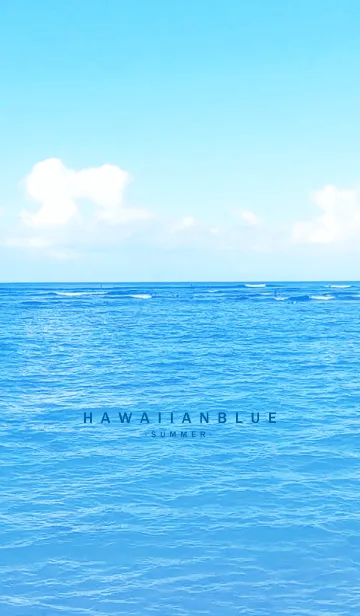 [LINE着せ替え] HAWAIIAN BLUE-SUMMER.MEKYM 2の画像1