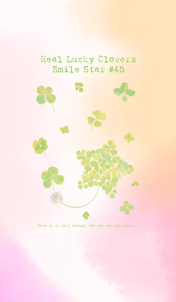 [LINE着せ替え] 本物ラッキークローバーズ Smile Star #45の画像1