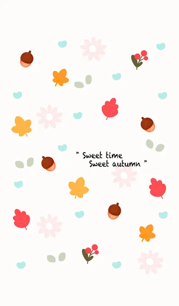 [LINE着せ替え] Sweet autumn time 4の画像1