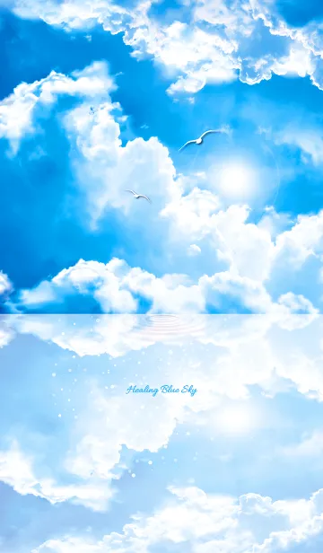 [LINE着せ替え] Healing Blue Sky✨の画像1